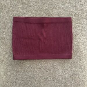 Cotton On Burgundy Tube Top (Size M/L)